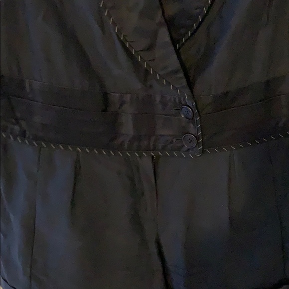 Armani Exchange Navy Silk Shorts Jumpsuit - Picture 3 of 3